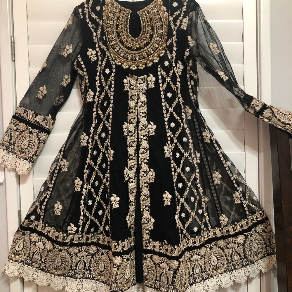 Pakistani Indian peplum suit